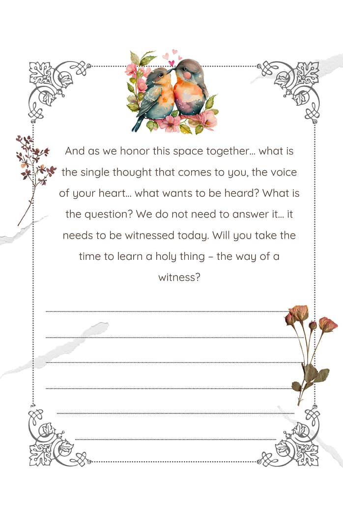 Loving The Ones who Walked Beside You in a Sacred Manner page 11